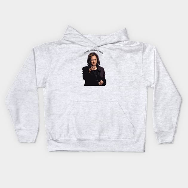 Kamala harris for the people Kids Hoodie by iniandre